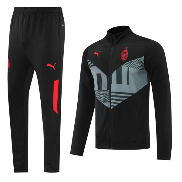 Chandal AC Milan 2022-2023 Negro Gris